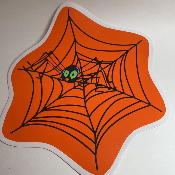 Set of 3 Halloween placemats, spider web design NEW - Picture 6 of 12